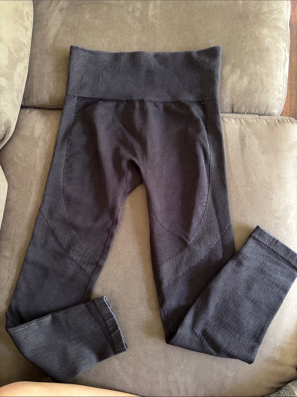 JoyLab Black Ribbed Active Leggings